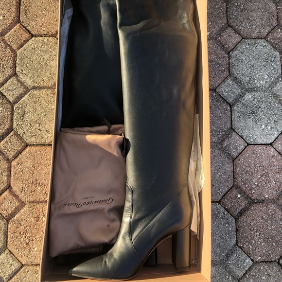 morgan 85 leather thigh high boots - Picture 4 of 8